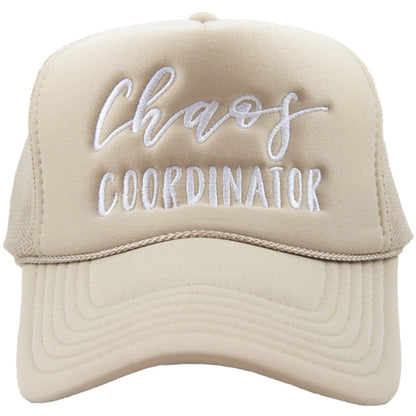 Chaos Coordinator Foam Hat (Khaki)
