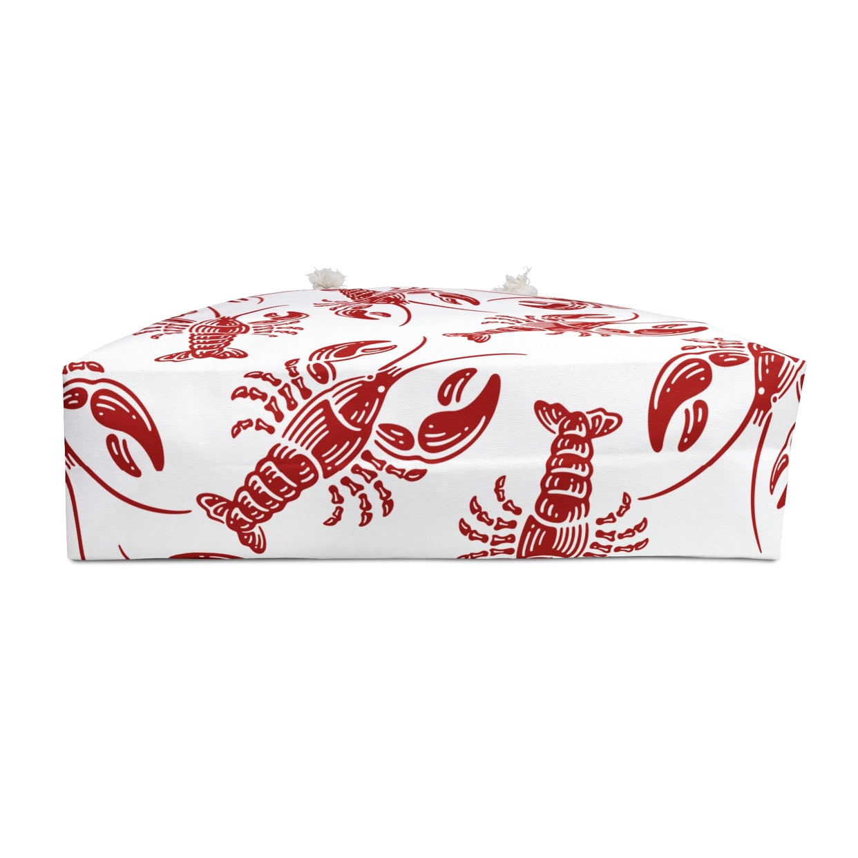 Red Lobster White Accessory Bag