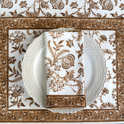 Lilibet Mocha - Placemat Set of 4