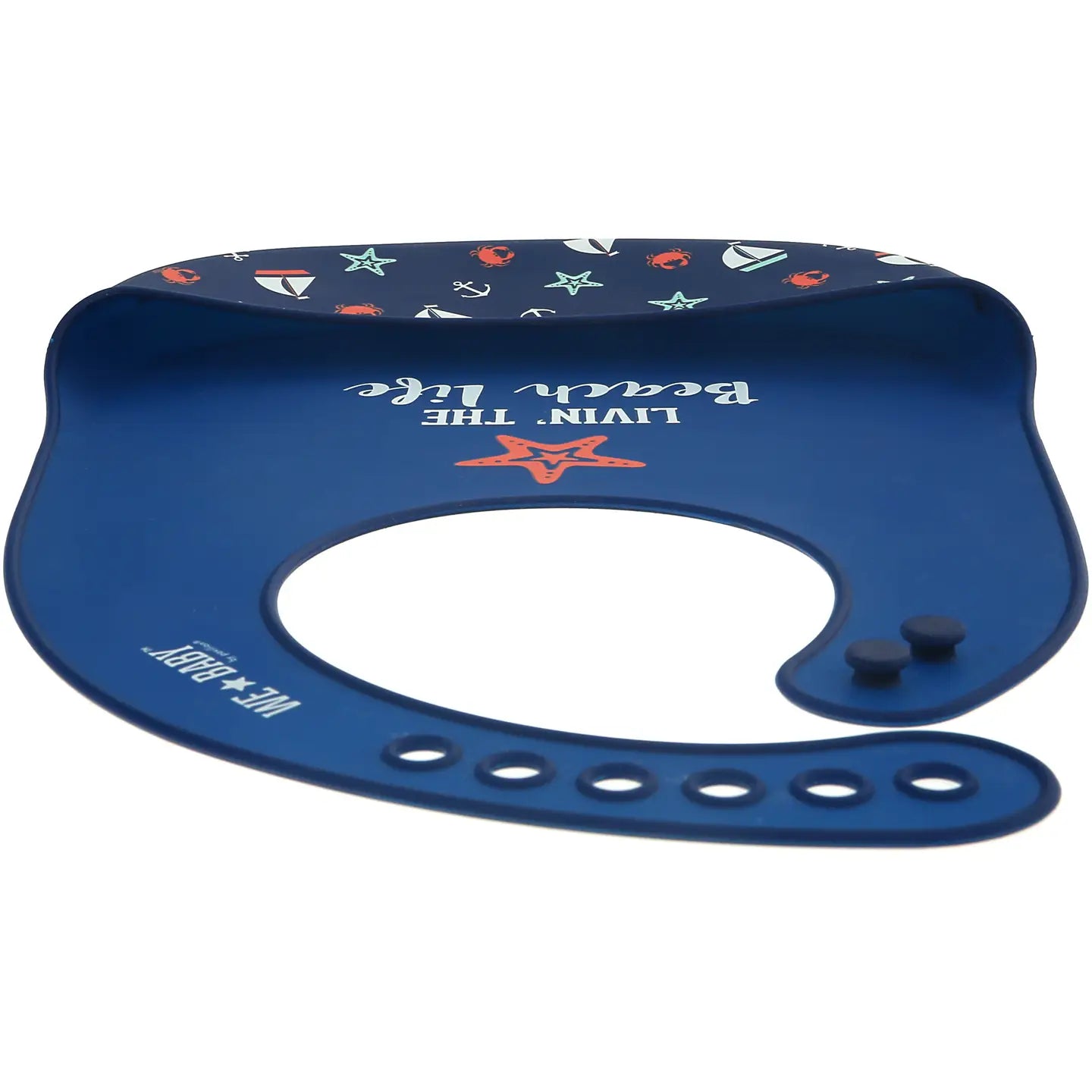 Beach Life - 12" Silicone Catch All Bib