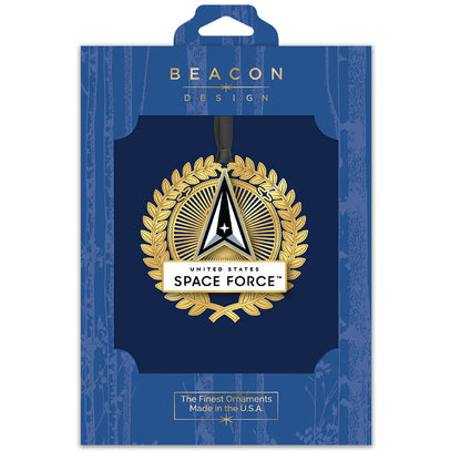 U.S. Space Force Seal Brass Ornament - NY Gift Boutique