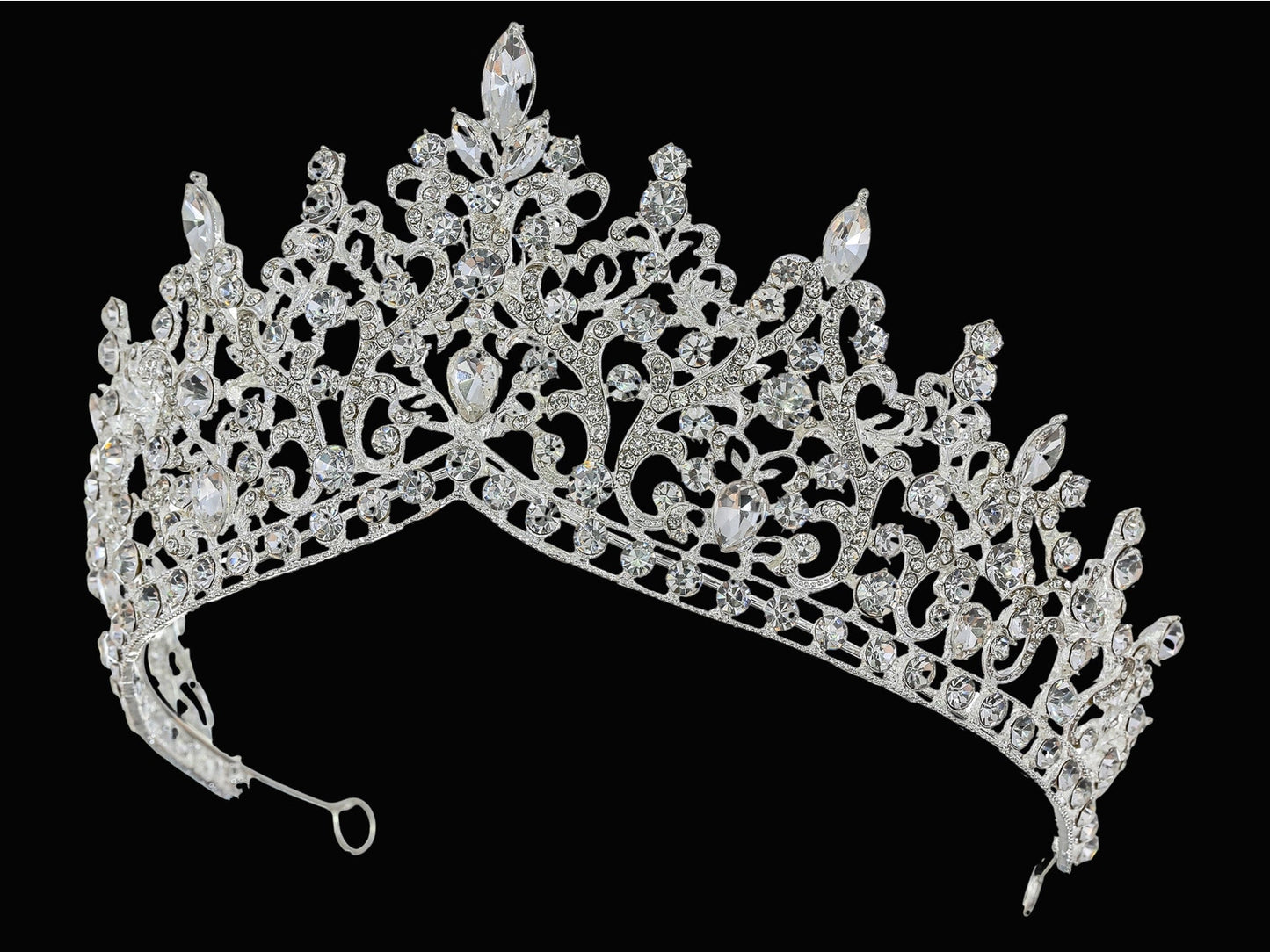 Regal Crystal Bridal Tiara Crown - NY Gift Boutique