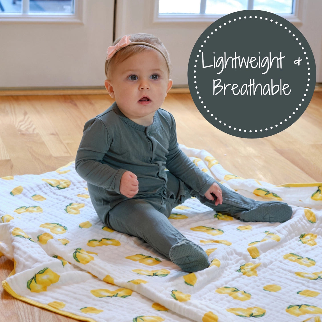 Main Squeeze Baby Todller Muslin Blanket