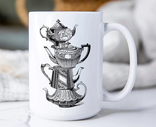 Tea Pot 15oz. Coffee Mug