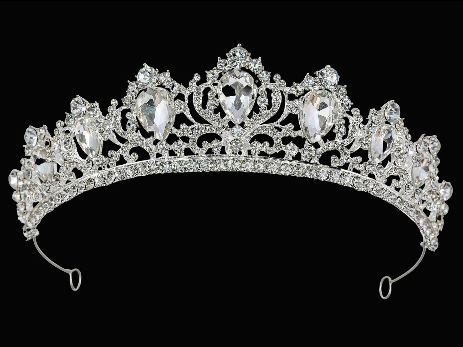 Crystal Flower Bridal Crown - NY Gift Boutique