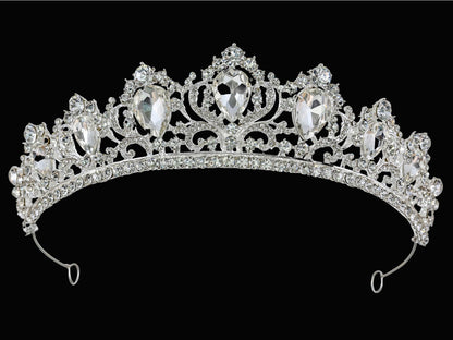 Crystal Flower Bridal Crown - NY Gift Boutique