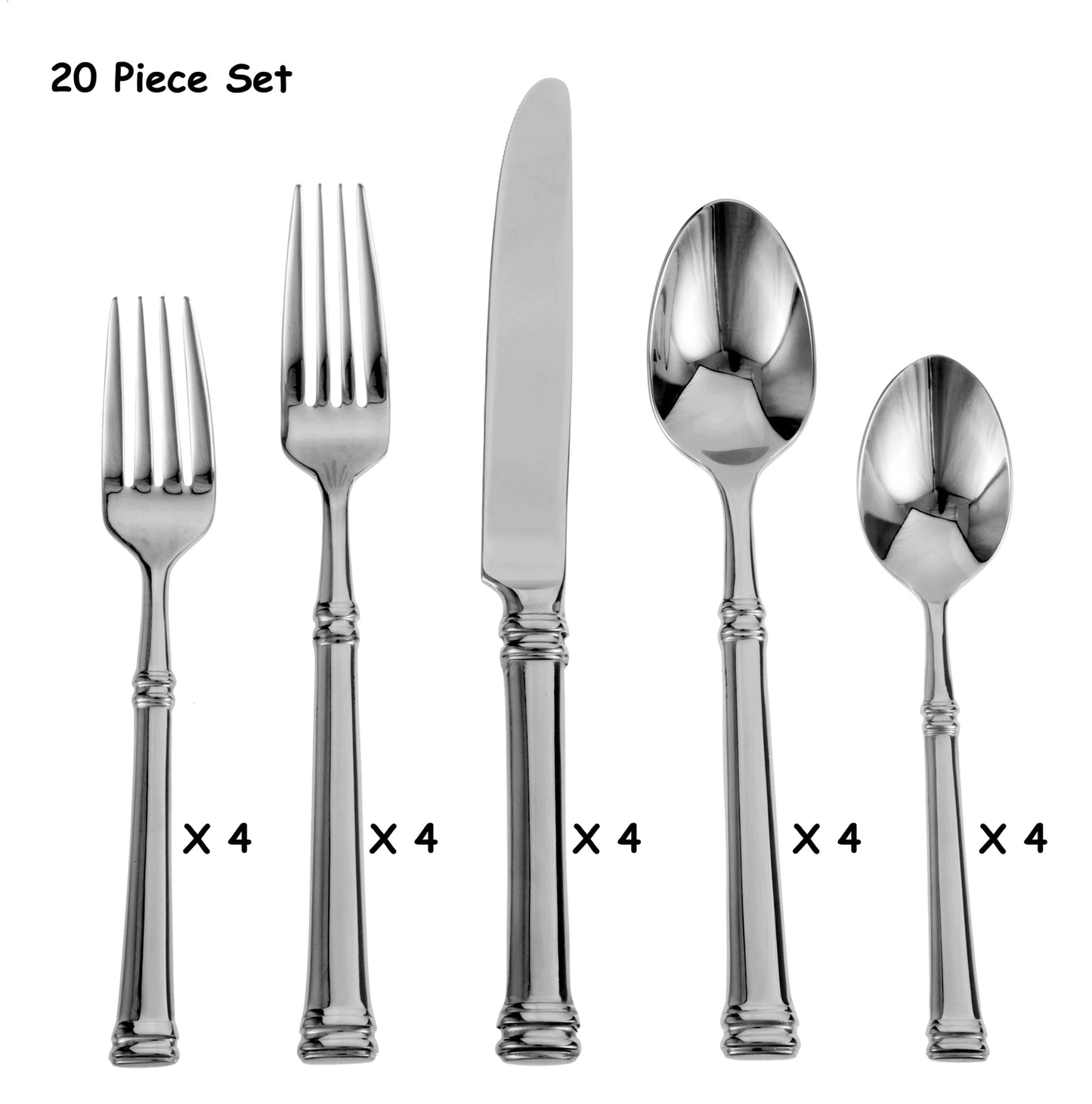 Bramasole 20pc. Flatware Set for Four (4)