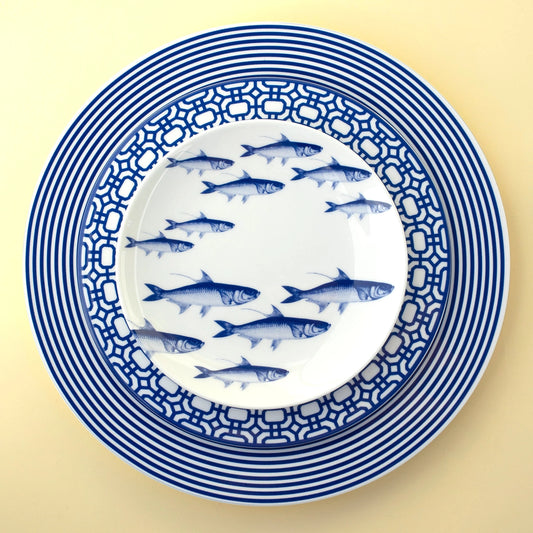 School of Fish Small Plates, Set of 4