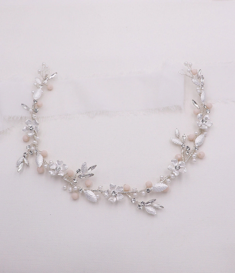 Emma- Flower Girl /Communion Headband Hair Vine - NY Gift Boutique
