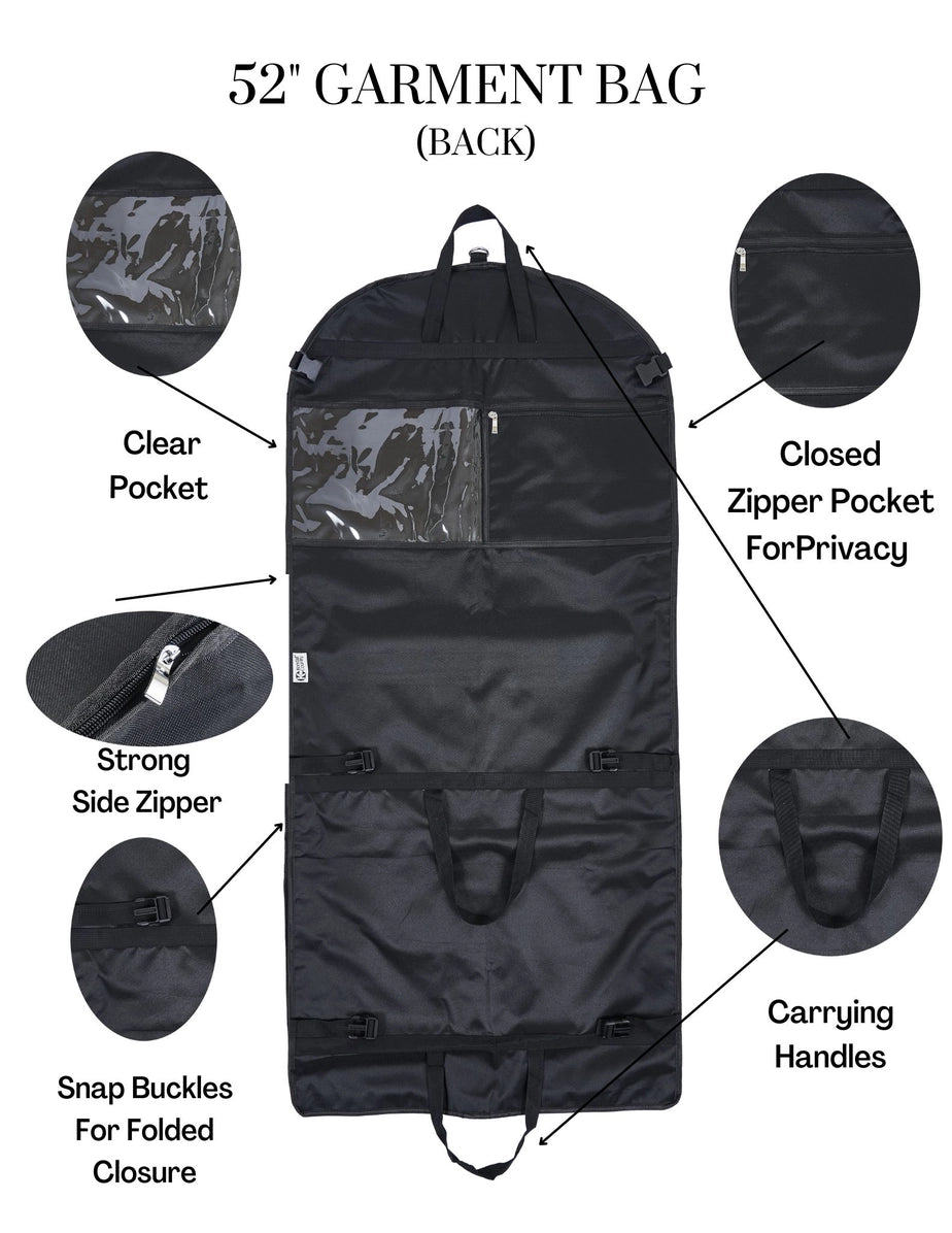 52" Waterproof Garment Bag (No Accessory Pouch)