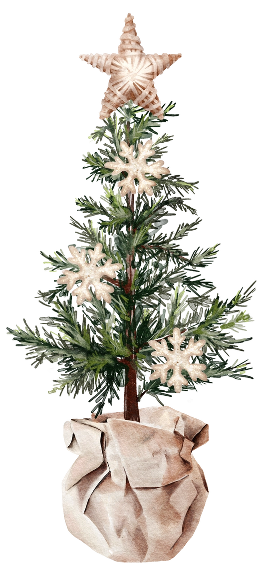 Neutral Christmas Tree - Ice Bucket