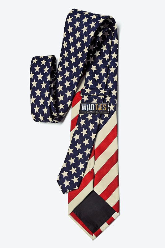 Stars & Stripes American Flag Necktie