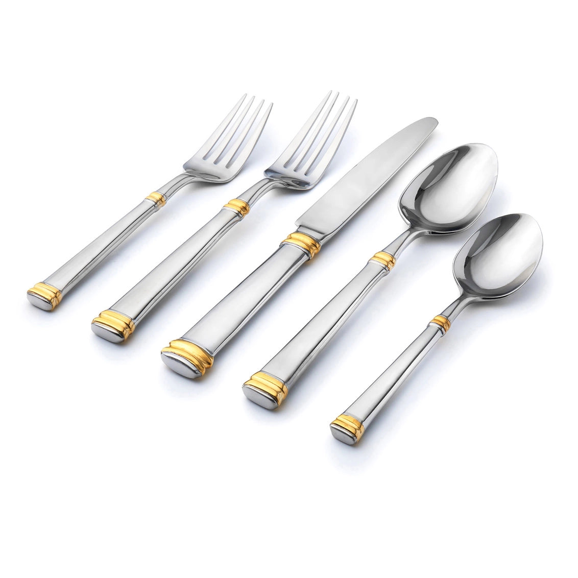 Bramasole Gold 45pc. Flatware Set