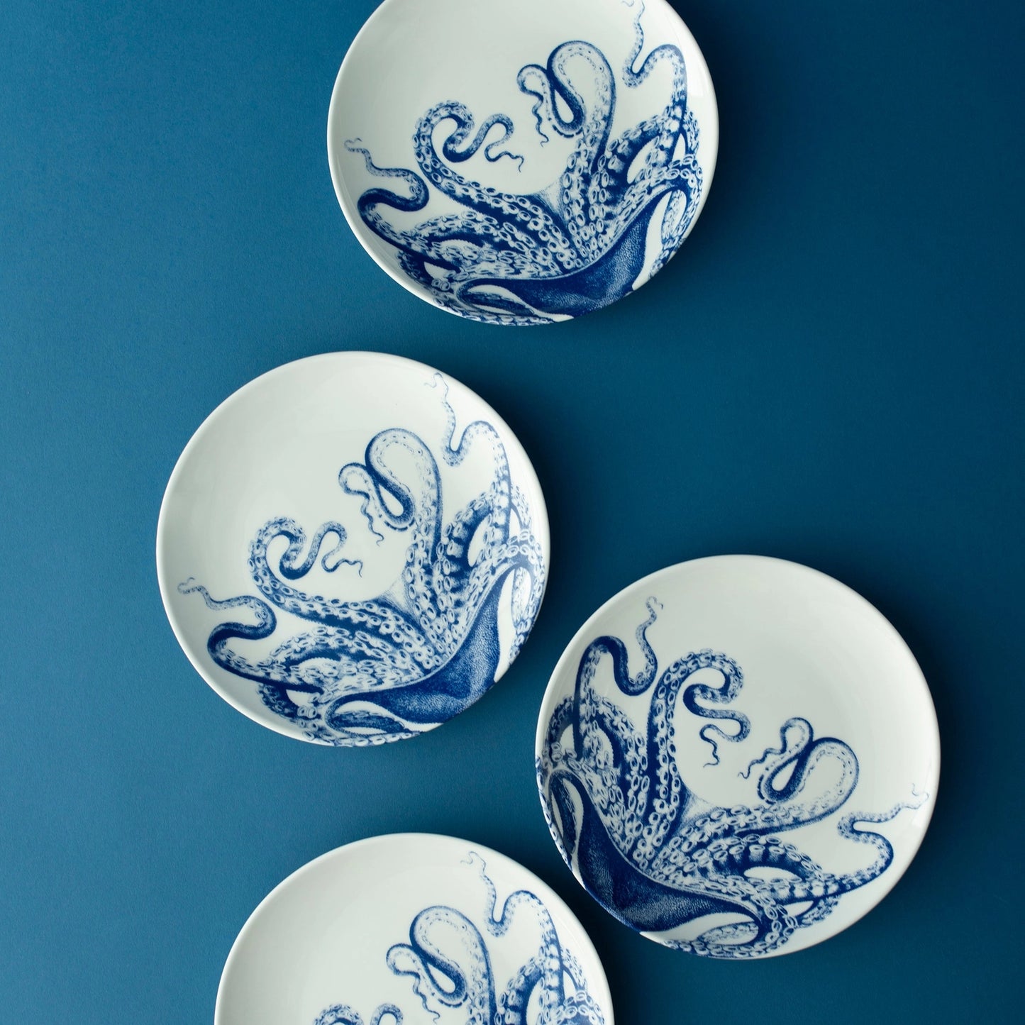 Lucy the Octopus Small Plates, Set of 4