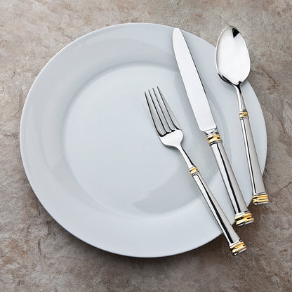 Bramasole Gold 45pc. Flatware Set