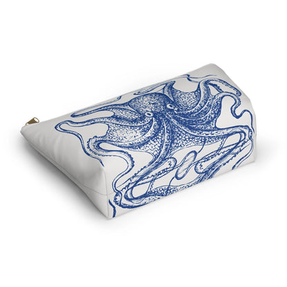 Blue Octopus Accessory Bag