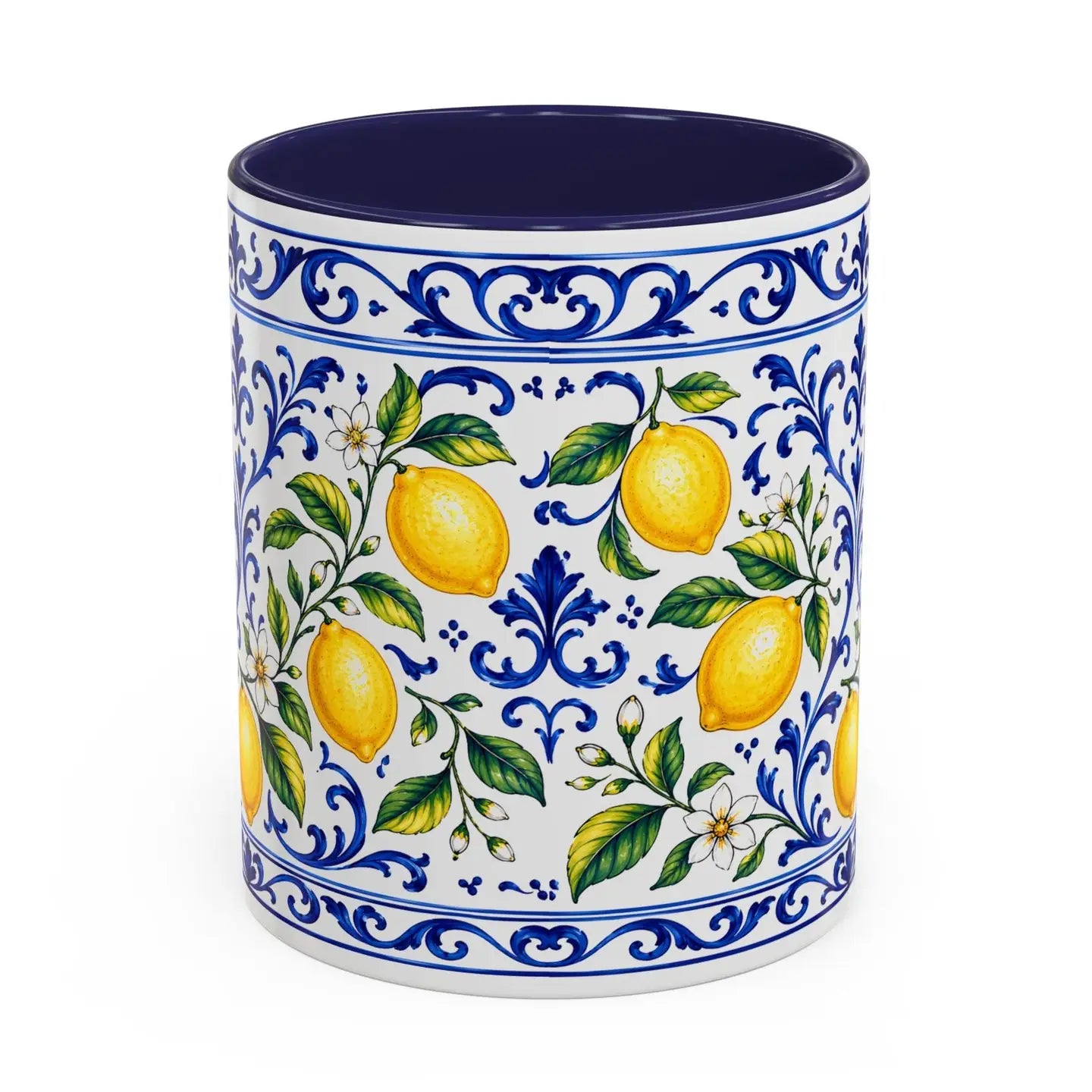 Little Italy Amalfi Blue & Lemon 11oz Mug