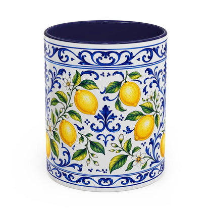 Little Italy Amalfi Blue & Lemon 11oz Mug