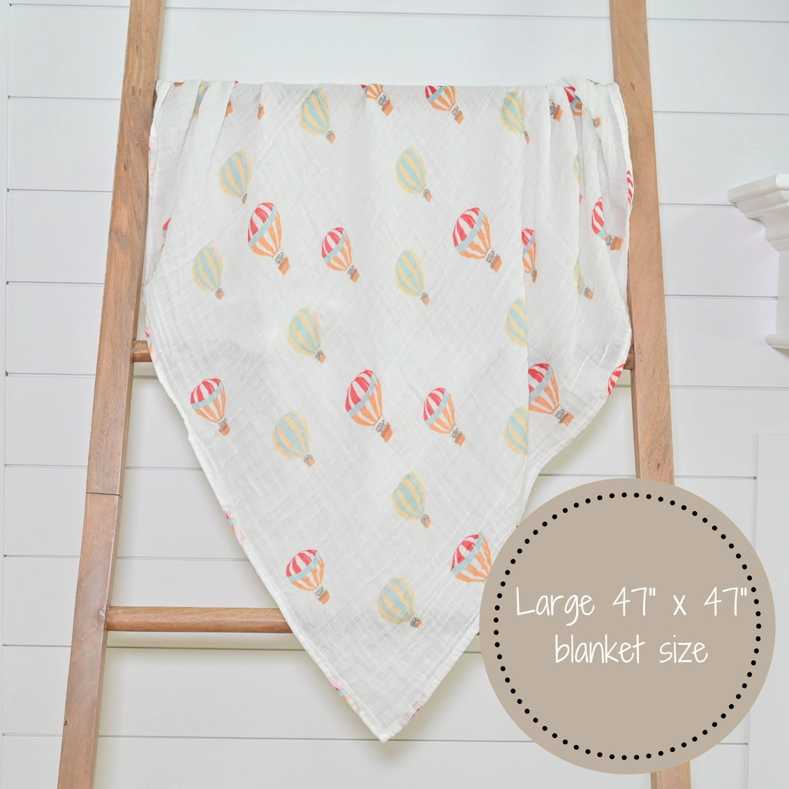 The Sky Is the Limit Baby Muslin Blanket - NY Gift Boutique