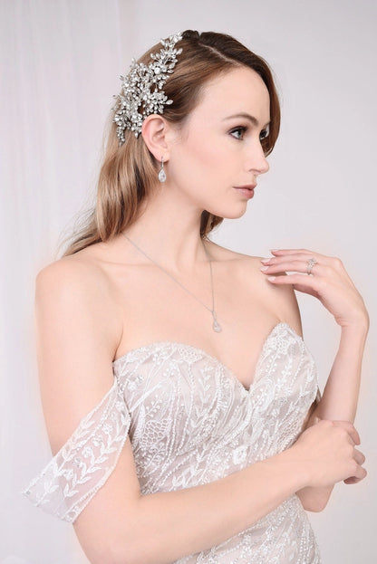 Aurora Crystal Bridal Clip