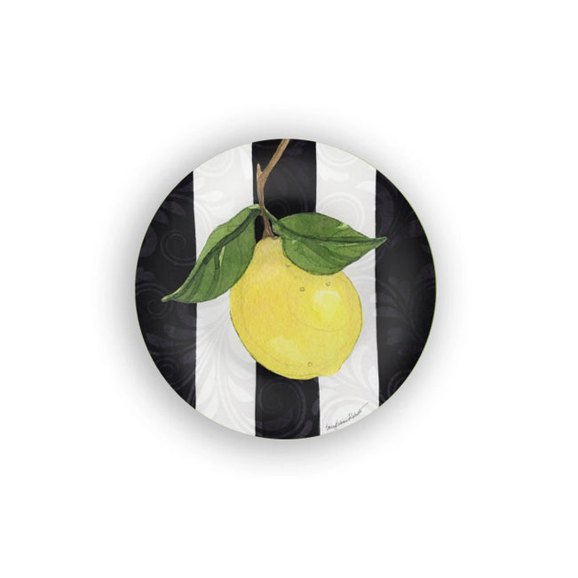 Striped Yellow Lemon Combination Bamboo Plate Collection