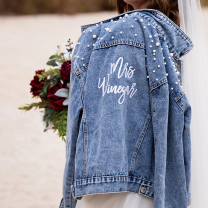 Classic Pearl Studded Jacket - NY Gift Boutique