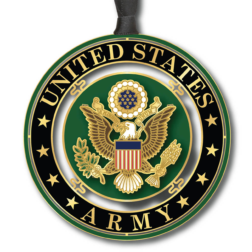 U.S. Army Symbol Brass Ornament
