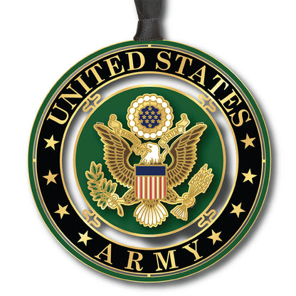 U.S. Army Symbol Brass Ornament