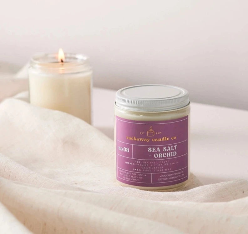 Sea Salt + Orchid | 8oz Soy Candle