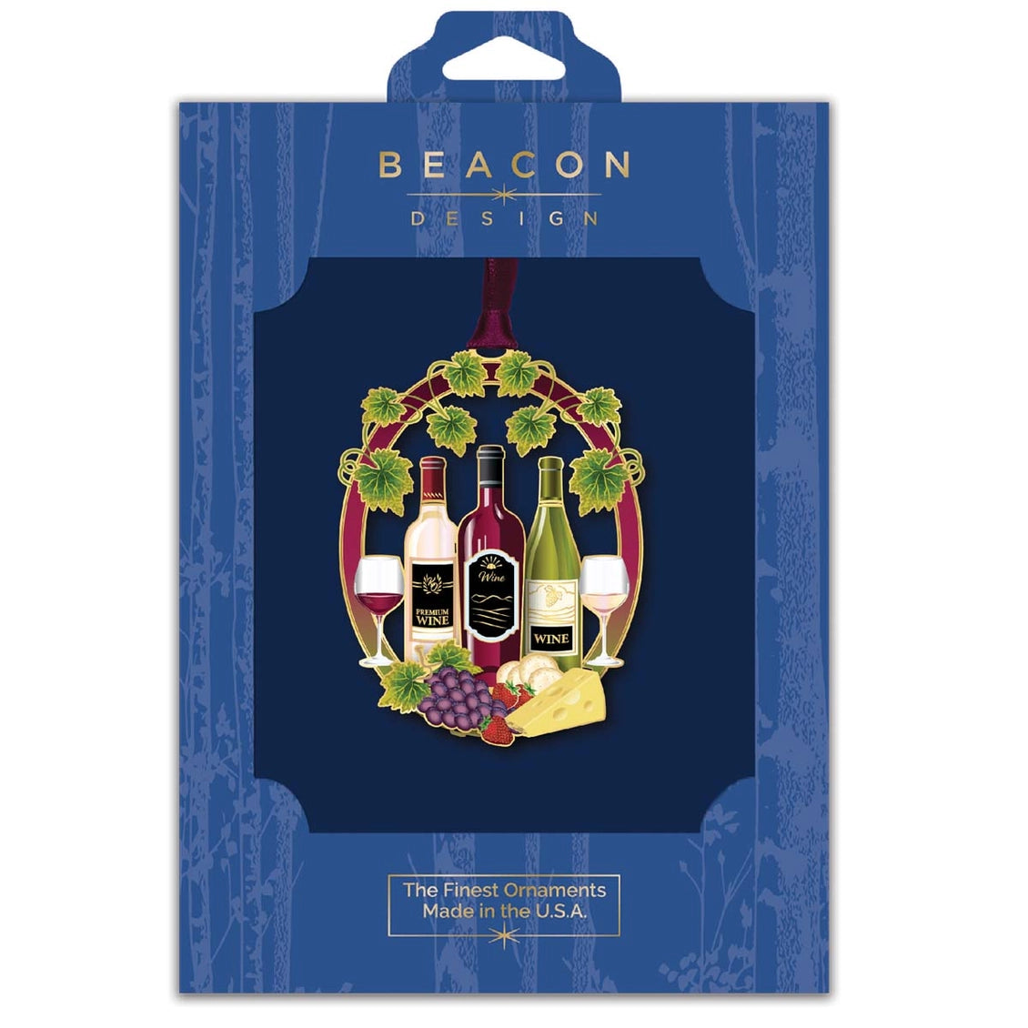 Winery Brass Ornament