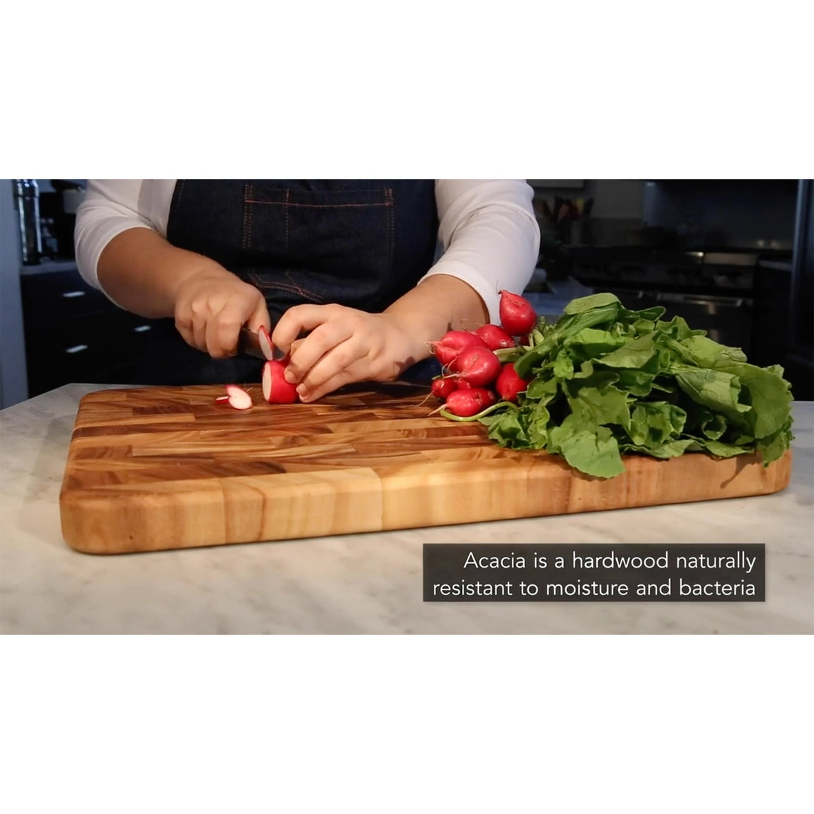 Ironwood Large End Grain Prep Station, Acacia,20"X 14"x1.25"