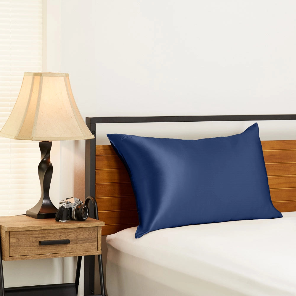 Silk Pillowcase - Blue