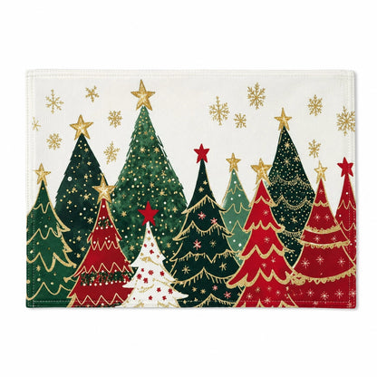 Christmas Tree 12"x18" Placemat Set of 4
