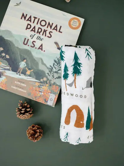 Clementine Kids National Parks Muslin Swaddle