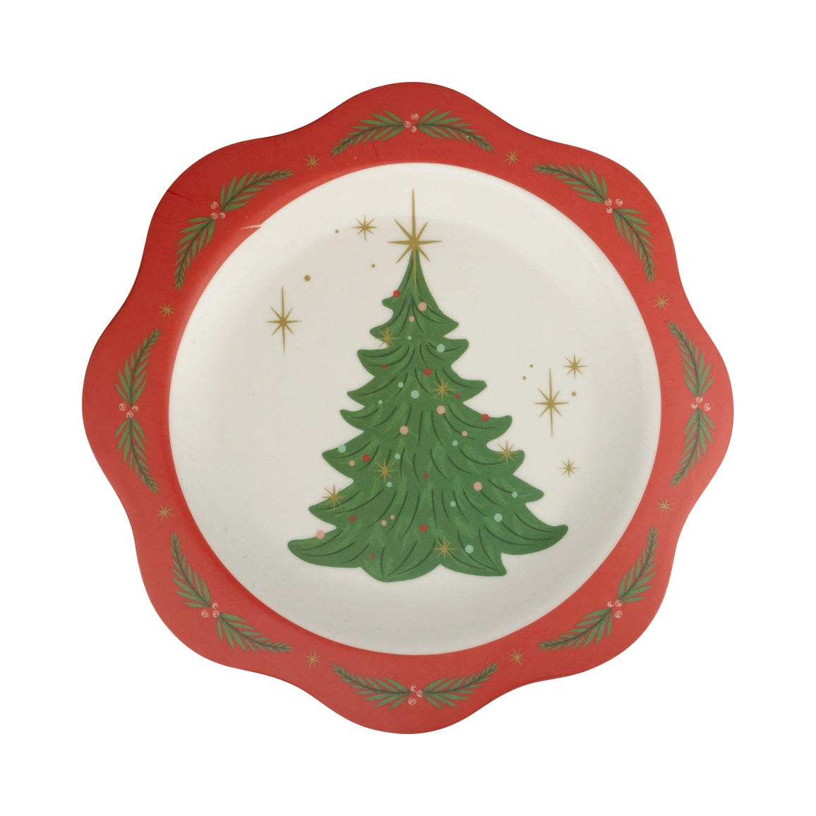 Nutcracker Bamboo Plate Set
