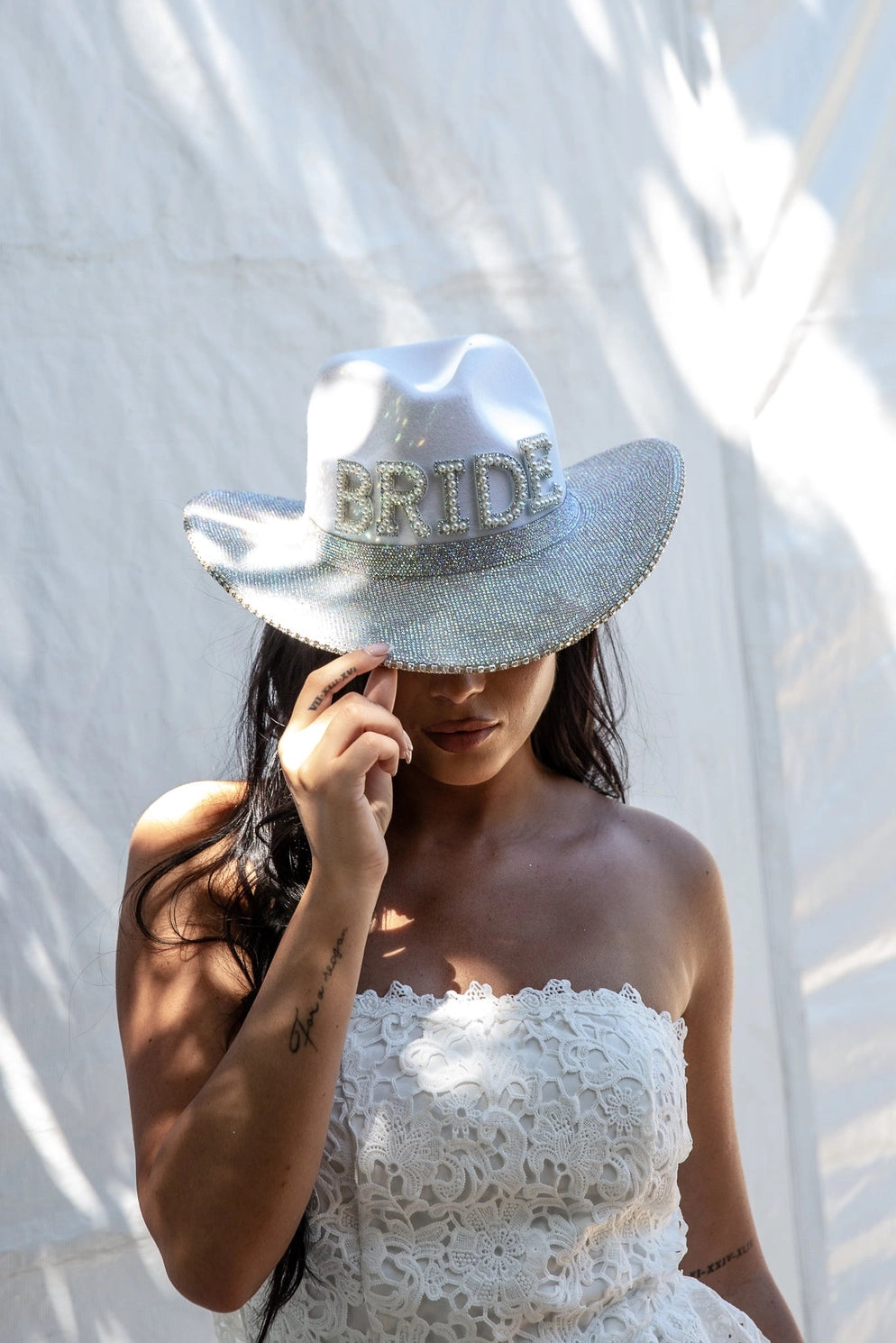 Luxe Bride Cowgirl Hat