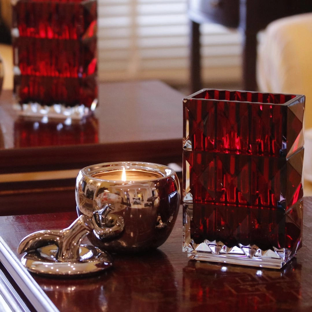 Silver Apple Candle - Honeysuckle & Jasmine