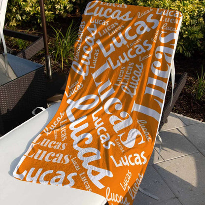 Personalized Beach Towel For Kids & Adults | 51 Colors