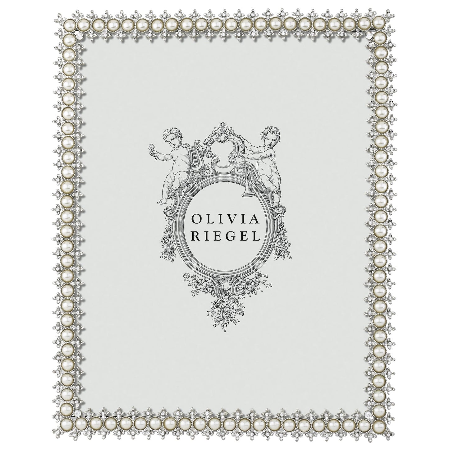 Crystal & Pearl Frame by Olivia Riegel