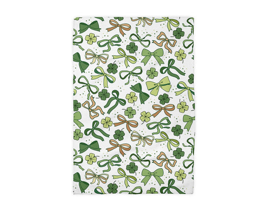 St Patrick's Day Decor Waffle Weave Towel