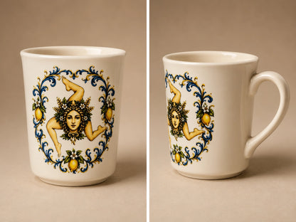 Sicilian Trinacria Ceramic 8oz Mug