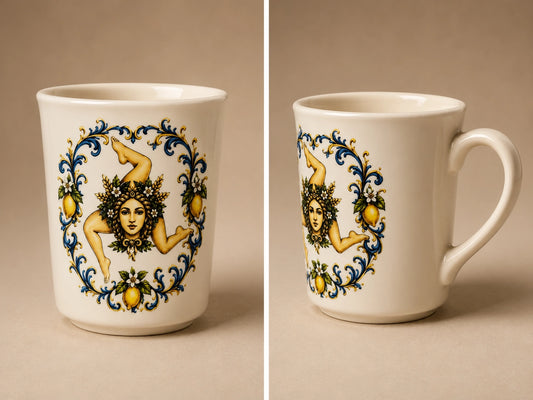 Sicilian Trinacria Ceramic 8oz Mug