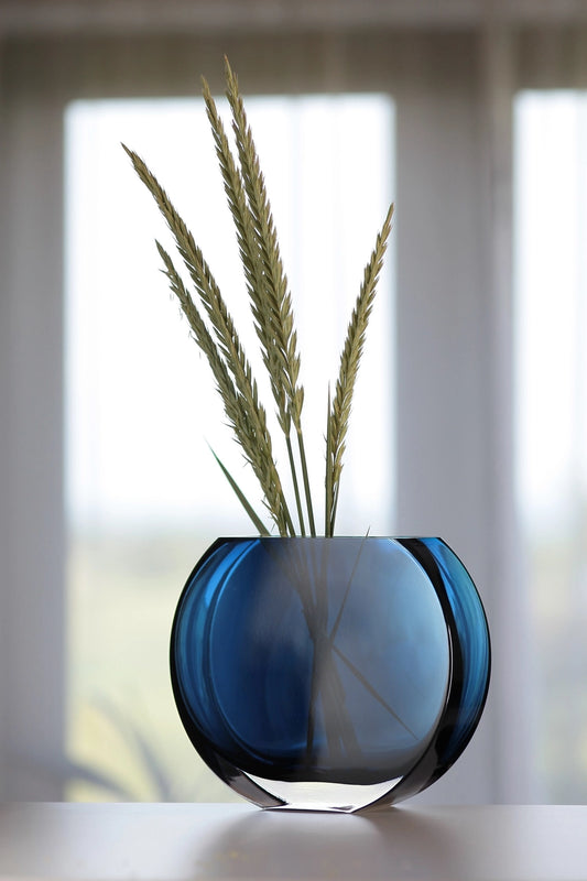 Sphere Vase, Midnight Blue