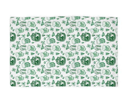 Shamrock Irish Kitchen Waffle Weave Tea Towel