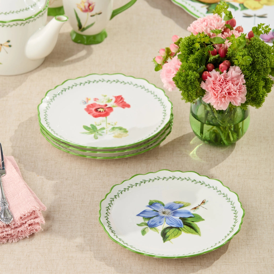 Mirabella Salad Plate 8.5in 4 Asst Set of 12