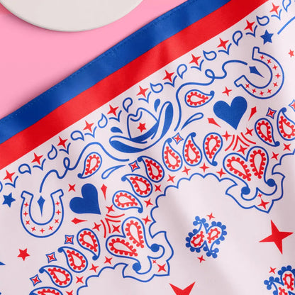 American Girl Bandana Red, White & Blue