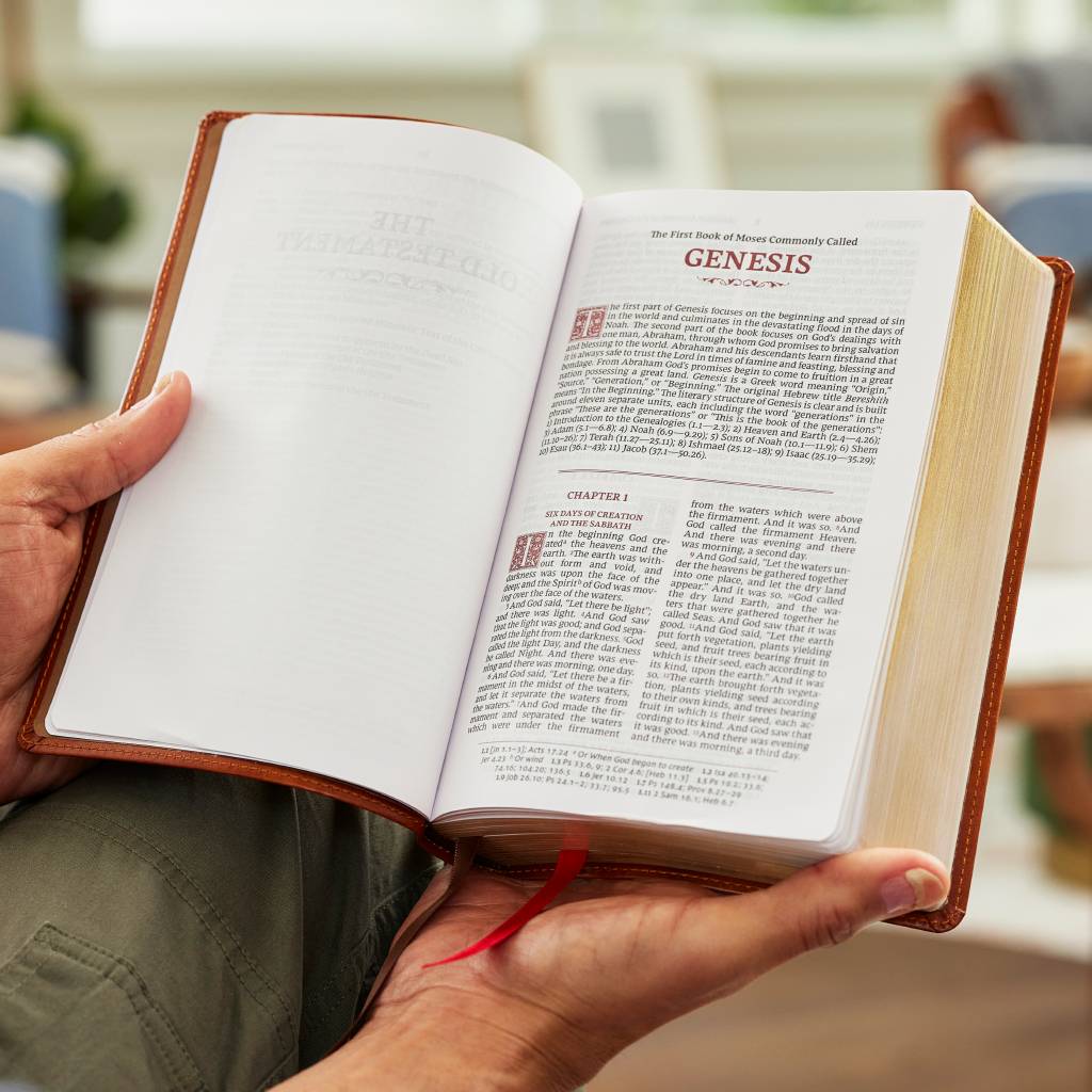 Rsv Personal Size Bible with Cross References, Leathersoft - NY Gift Boutique