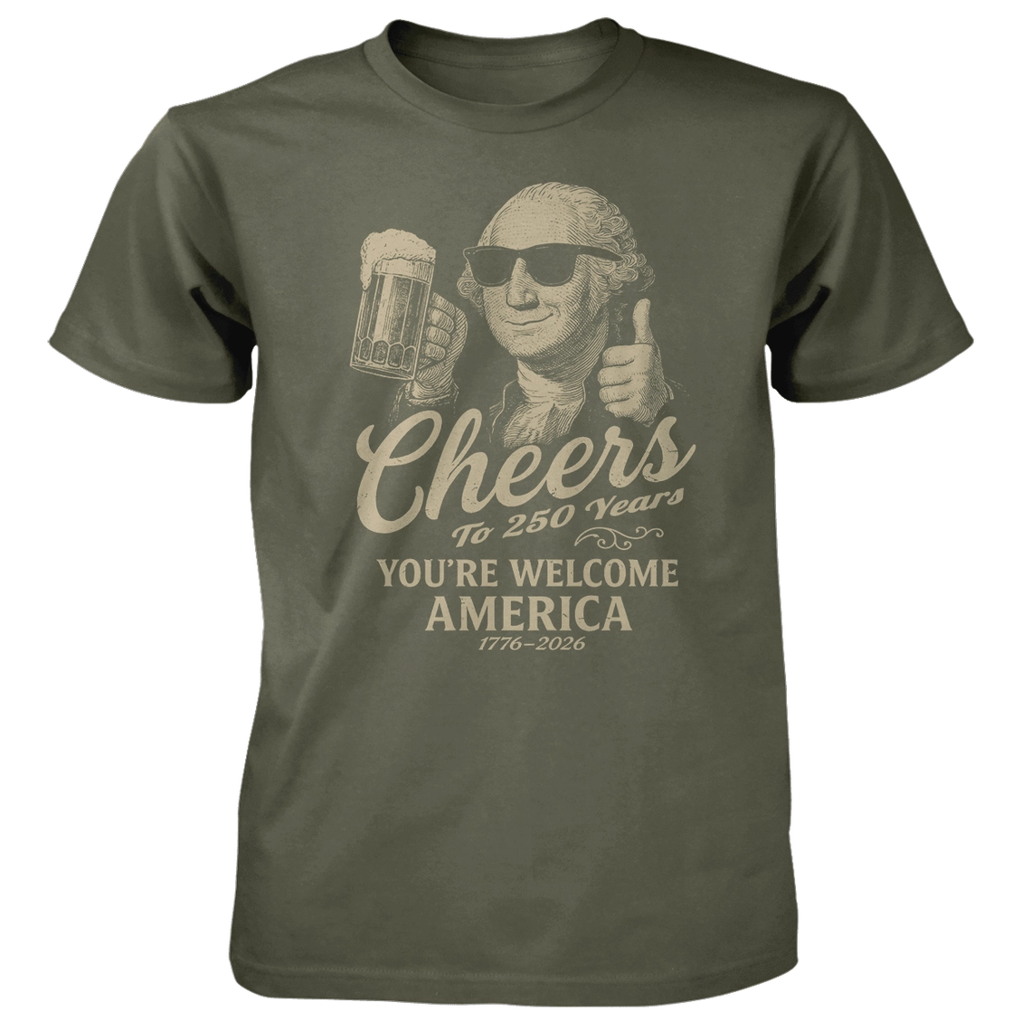 You're Welcome America - Cotton T-Shirt