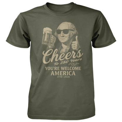 You're Welcome America - Cotton T-Shirt