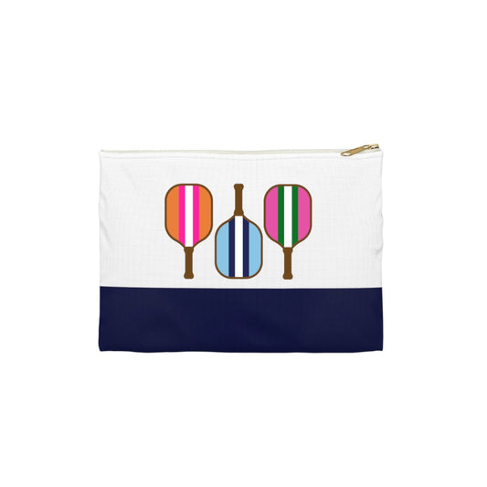 Colorful Pickleball Canvas Pouch